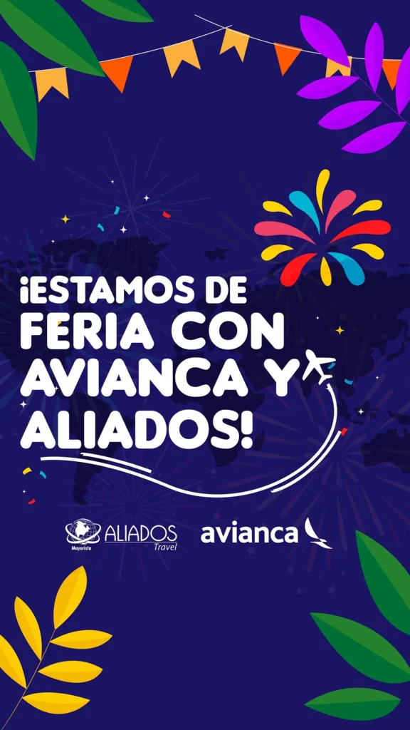 flyer de evento aliados y avianca